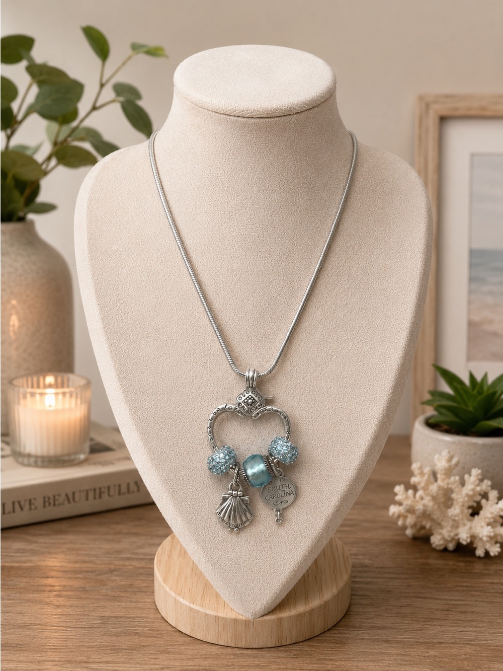 Signed Brighton Charm Necklace